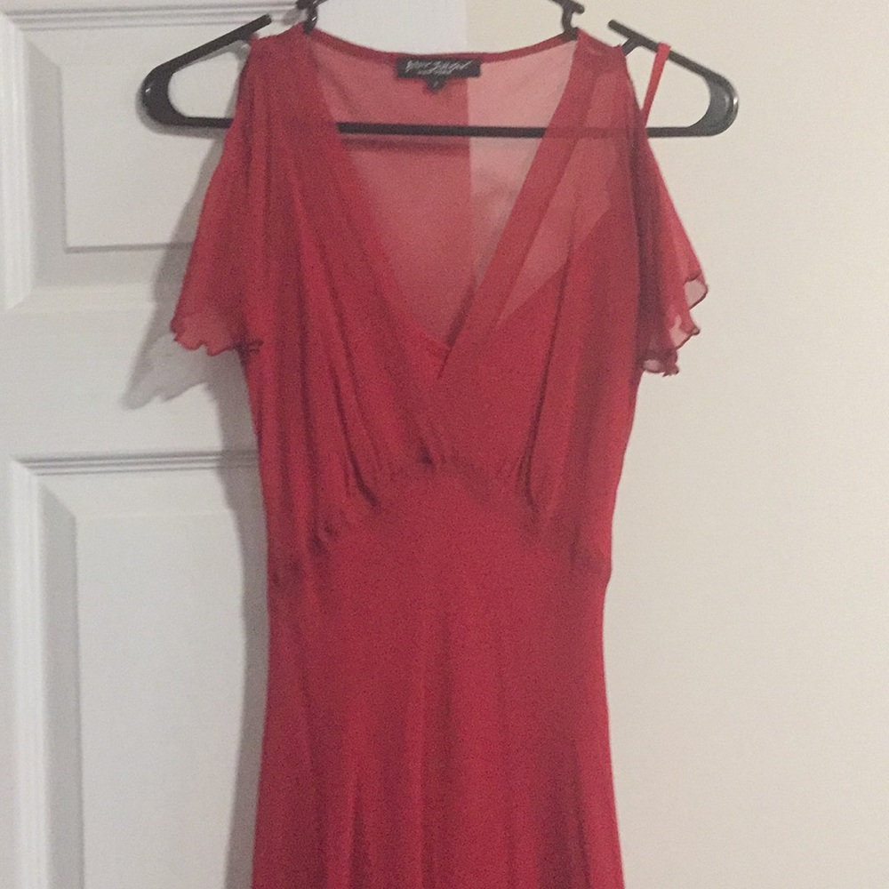 Vintage Betsey Johnson red dress size xs